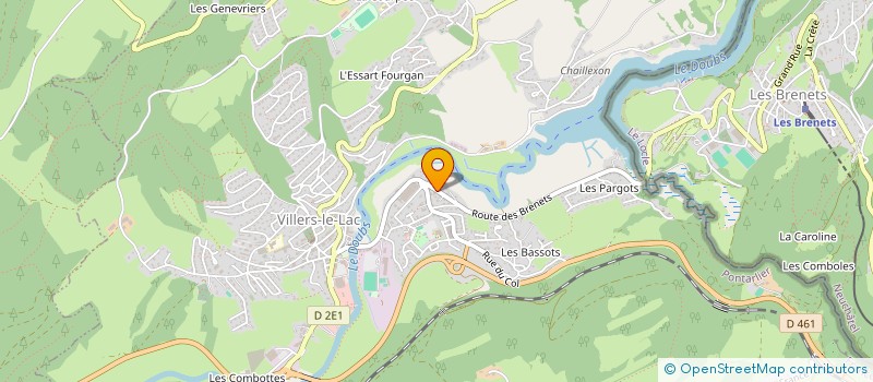 localisation de l'entreprise MECARENOV  VILLERS-LE-LAC