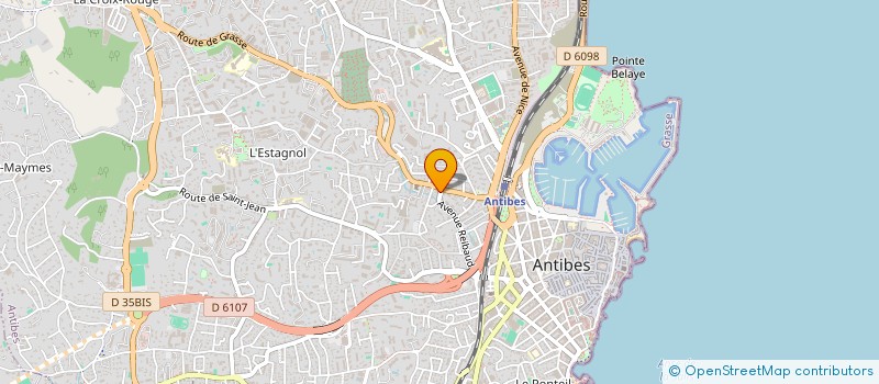 localisation de l'entreprise MECARENT  ANTIBES