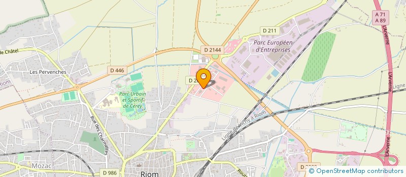 localisation de l'entreprise MECARIOM SAS à RIOM