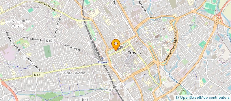 localisation de l'entreprise MECARV à TROYES