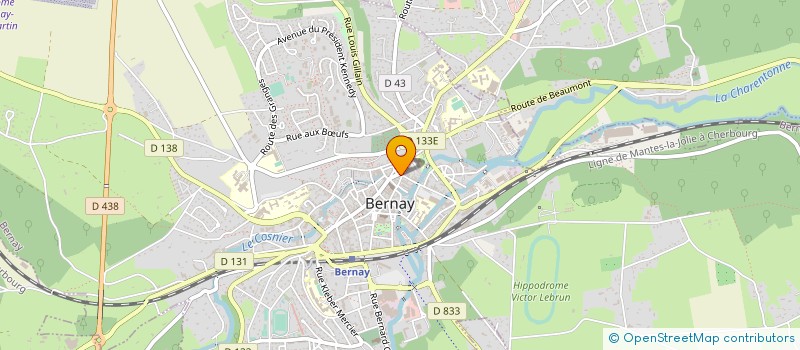 localisation de l'entreprise MECASAUSSAY à BERNAY