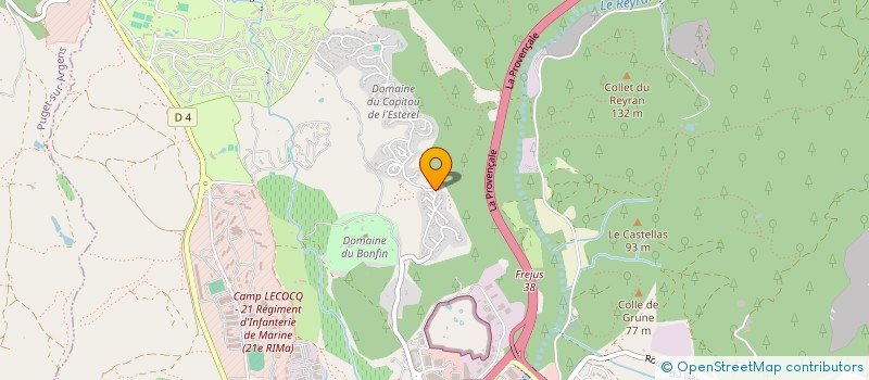 localisation de l'entreprise MECASELF à FREJUS