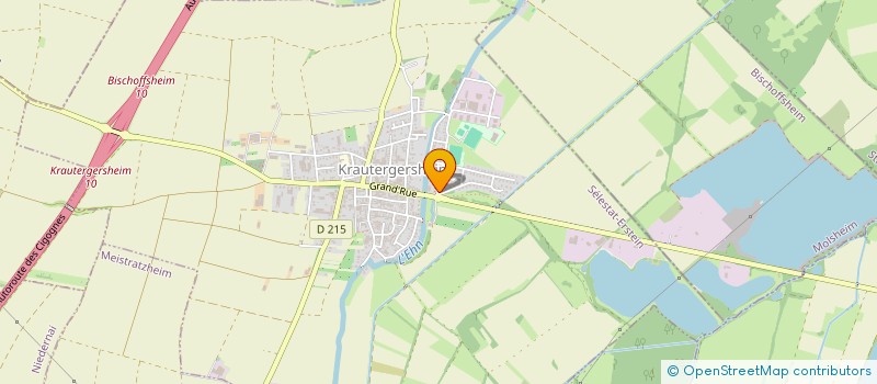 localisation de l'entreprise MECASER à KRAUTERGERSHEIM