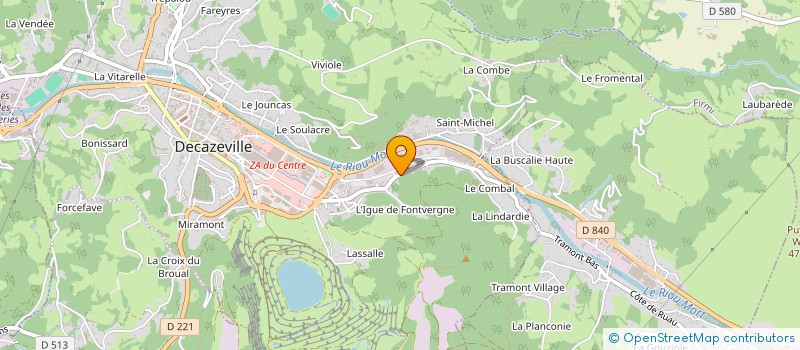 localisation de l'entreprise MECASERV  DECAZEVILLE