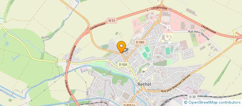 localisation de l'entreprise MECASION  RETHEL