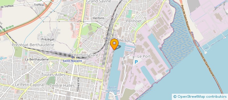 localisation de l'entreprise MECASOUD à SAINT-NAZAIRE