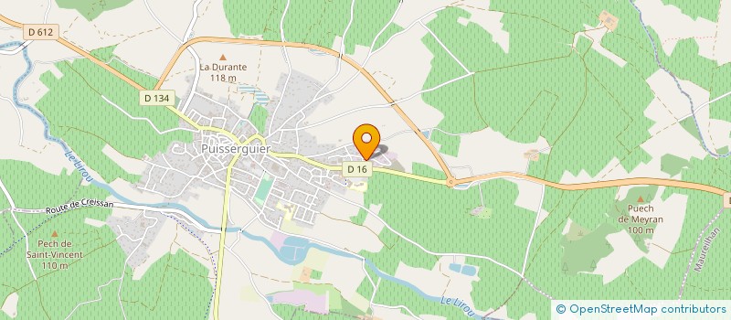 localisation de l'entreprise MECASOUD  PUISSERGUIER