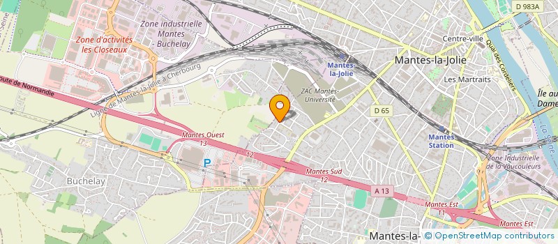 localisation de l'entreprise MECASQUARE  ROSNY-SUR-SEINE