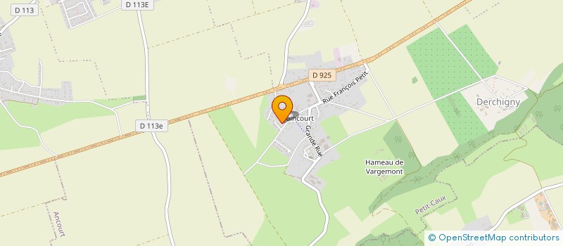 localisation de l'entreprise MECASTALIN  PETIT-CAUX