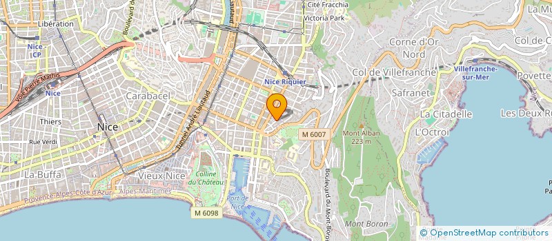 localisation de l'entreprise MECASTAR à NICE
