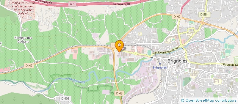 localisation de l'entreprise MECASUD à GARDANNE