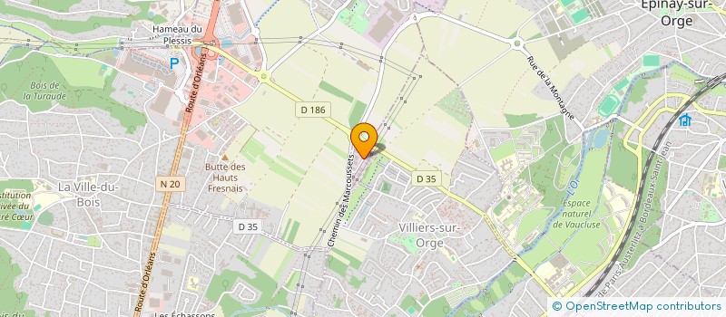 localisation de l'entreprise MECASUD SA à VILLIERS-SUR-ORGE