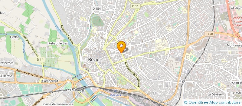 localisation de l'entreprise MECASUN à BEZIERS