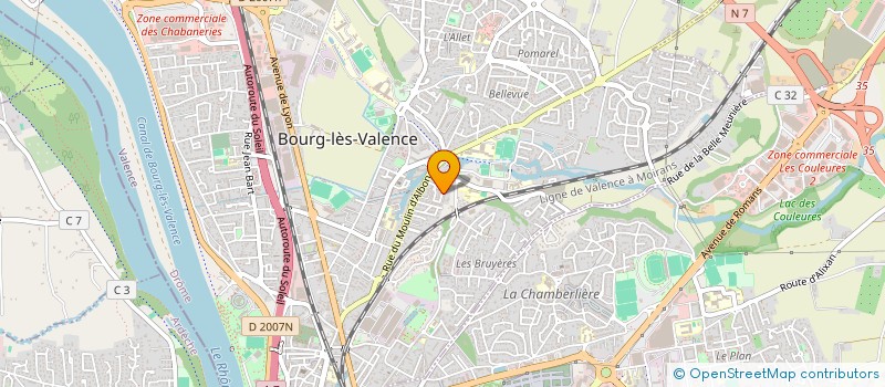 localisation de l'entreprise MECATAILLE  BOURG-LES-VALENCE