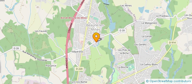 localisation de l'entreprise MECATEAM à LIMOGES