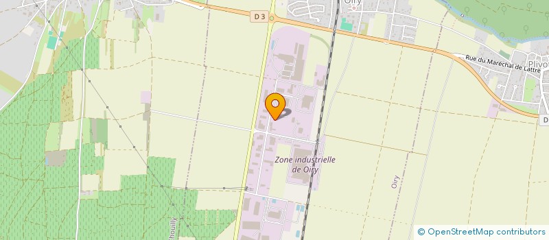 localisation de l'entreprise MECATEC  OIRY