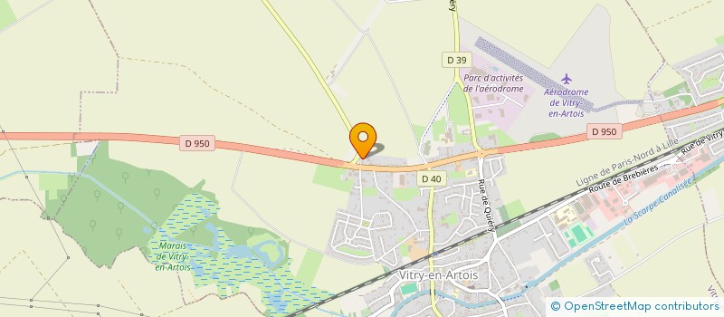 localisation de l'entreprise MECATEC INDUSTRIE à QUIERY-LA-MOTTE
