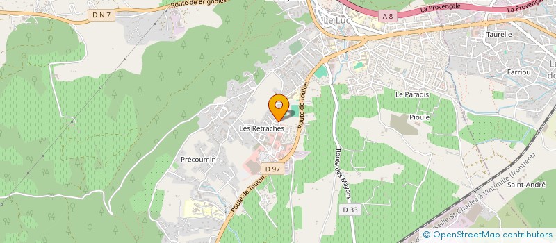 localisation de l'entreprise MECATECH à LE CANNET-DES-MAURES