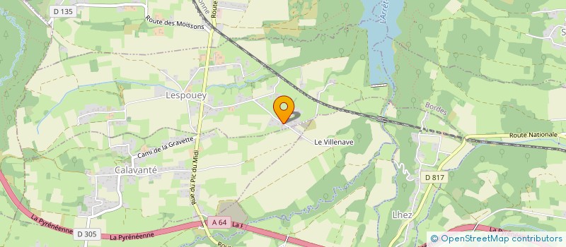 localisation de l'entreprise MECATECH PYRENEES  LESPOUEY