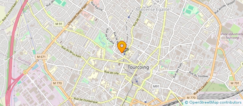 localisation de l'entreprise MECATECHNICS INDUSTRIE SARL à TOURCOING