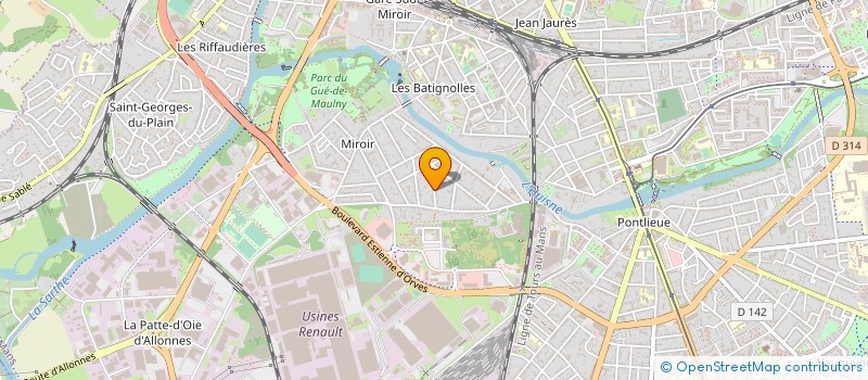 localisation de l'entreprise MECATENO à LE MANS