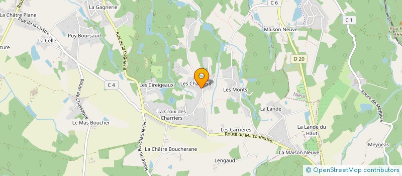 localisation de l'entreprise MECATEO à SAINT-GENCE