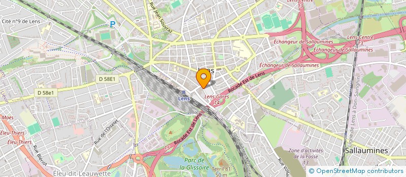 localisation de l'entreprise MECATOL  LENS