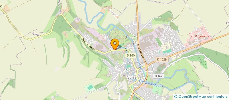 localisation de l'entreprise MECATOPEINT  GUISE