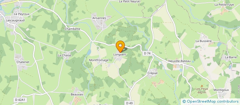 localisation de l'entreprise MECATOUTFER à FURSAC