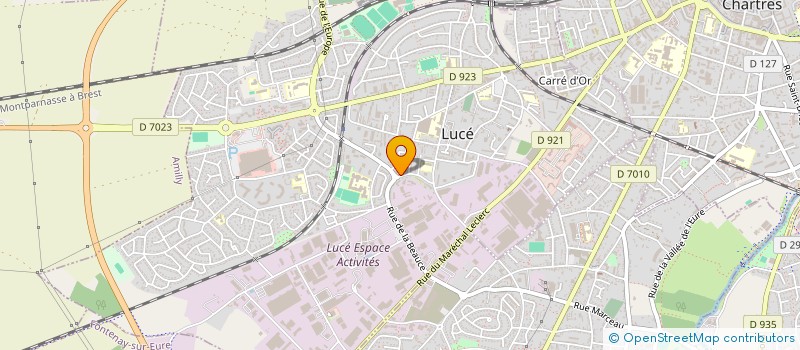 localisation de l'entreprise MECATRONIC'S à LUCE
