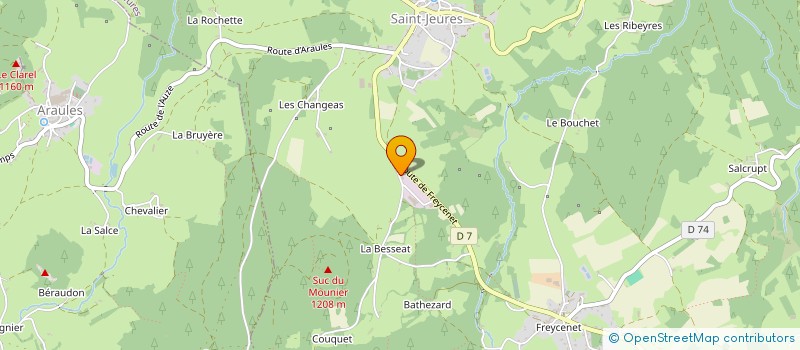 localisation de l'entreprise MECATYPE à SAINT-JEURES
