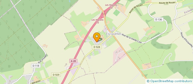 localisation de l'entreprise MECAUZOU  ESCLAVELLES