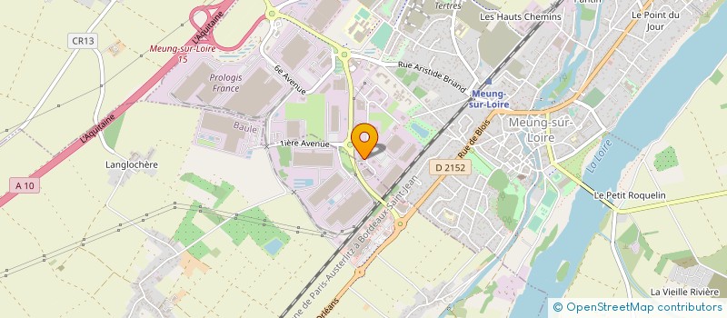 localisation de l'entreprise MECAVAL à MEUNG-SUR-LOIRE