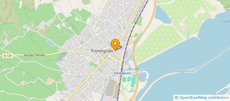 localisation de l'entreprise MECAVENTE à FRONTIGNAN