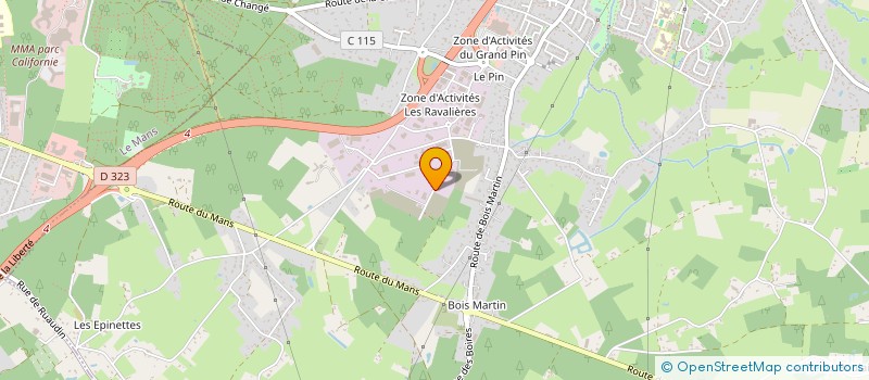 localisation de l'entreprise MECAVER  CHANGE