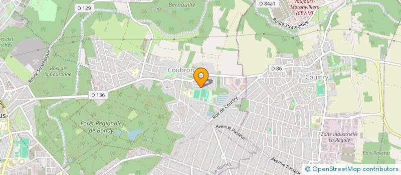 localisation de l'entreprise MECAVG à COUBRON