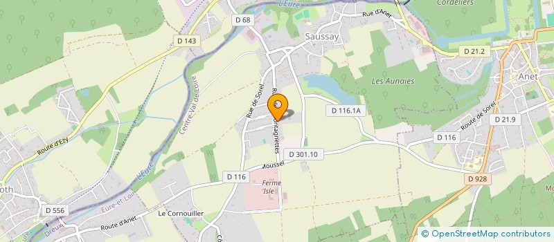 localisation de l'entreprise MECAVIDE à SAUSSAY