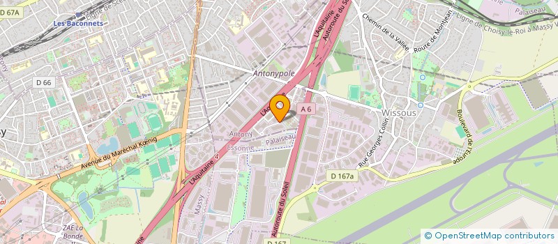 localisation de l'entreprise MECAWORMS à ANTONY