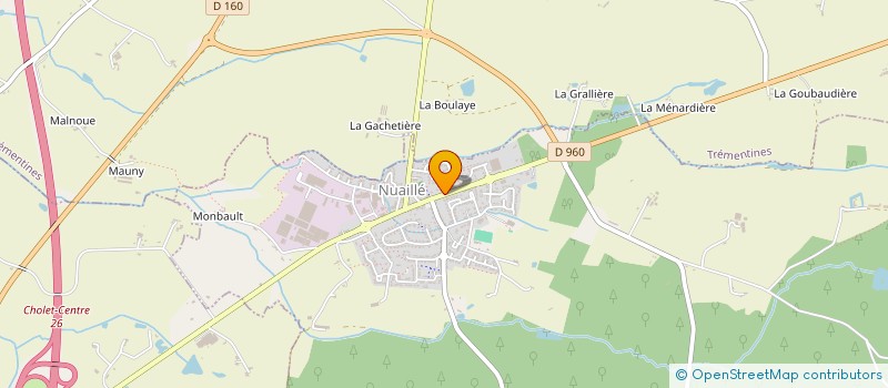 localisation de l'entreprise MECAZEM PRECISION à NUAILLE