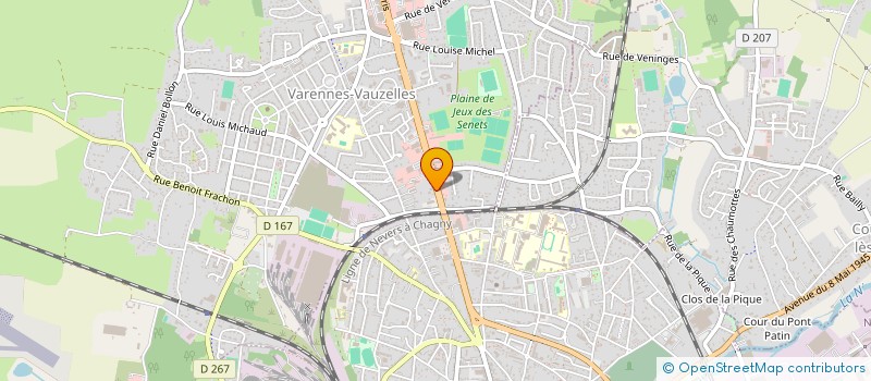 localisation de l'entreprise MECAZO  VARENNES-VAUZELLES