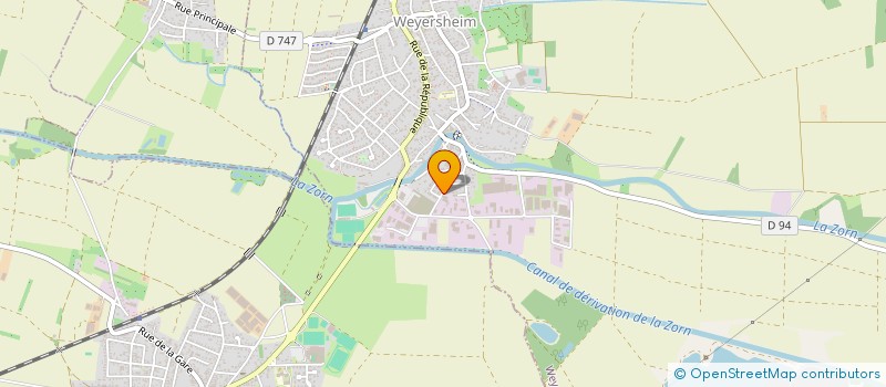 localisation de l'entreprise MECAZTEC à WEYERSHEIM
