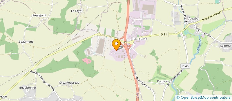 localisation de l'entreprise MECC ALTE INTERNATIONALE SA à SAINT-AMANT-DE-BOIXE