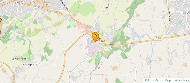 localisation de l'entreprise MECCA OUEST  ERQUY