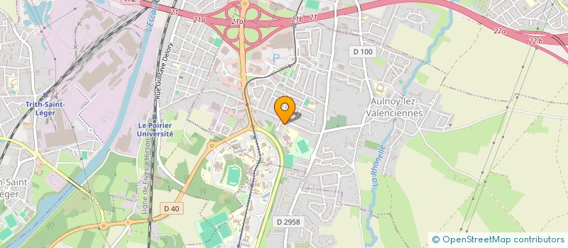 localisation de l'entreprise MECCOM IMMO LILLE  AULNOY-LEZ-VALENCIENNES