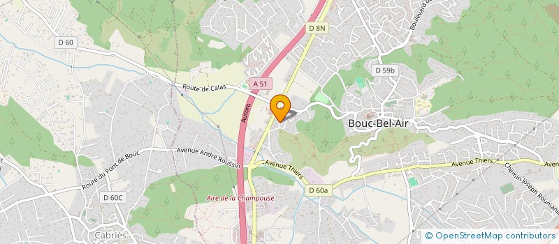localisation de l'entreprise MECE à BOUC-BEL-AIR