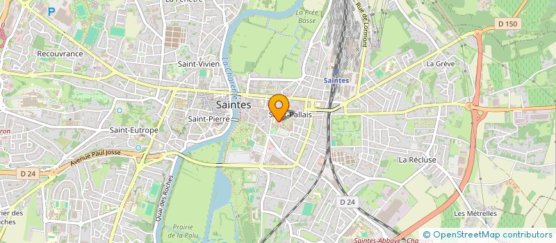 localisation de l'entreprise MECENABBAYE  SAINTES