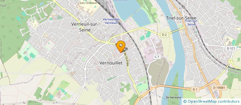 localisation de l'entreprise MECENAT D'ACTIONS SOCIALES ET DE SOLUTIONS ALTERNATIVES (MASSAL) à VERNOUILLET