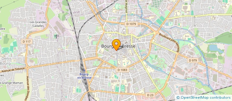 localisation de l'entreprise MECENAT PUBLIC PRIVE à BOURG-EN-BRESSE