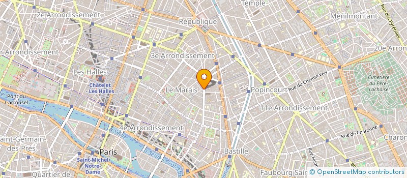 localisation de l'entreprise MECENATI à PARIS