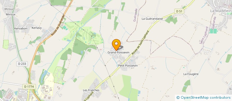 localisation de l'entreprise MECENES A SAINT-NAZAIRE  GUERANDE